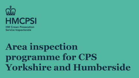 Area Inspection Programme CPS Yorkshire & Humberside AIP