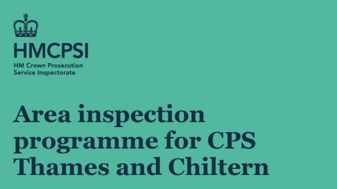 Area Inspection Programme for CPS Thames and Chiltern