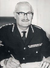Sir John Hill, CBE, DFC, QPM (December 1972 – December 1975)