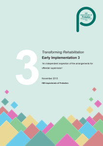 Transforming Rehabilitation - Early Implementation 3 An independent inspection of the arrangements for offender supervision