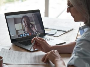 Video chat and form checking