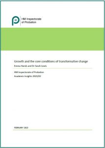 Cover of Growth and the core conditions of transformative change